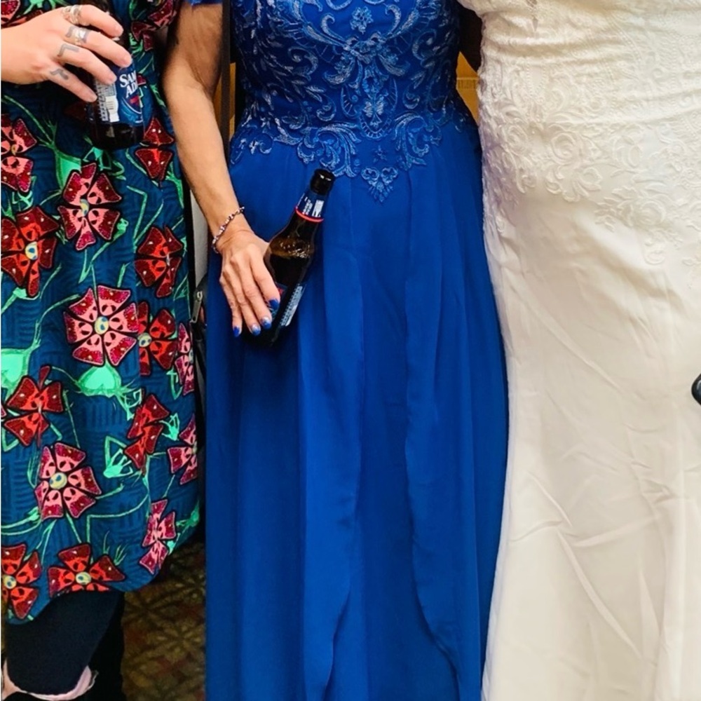 JJs House Blue Prom Dress